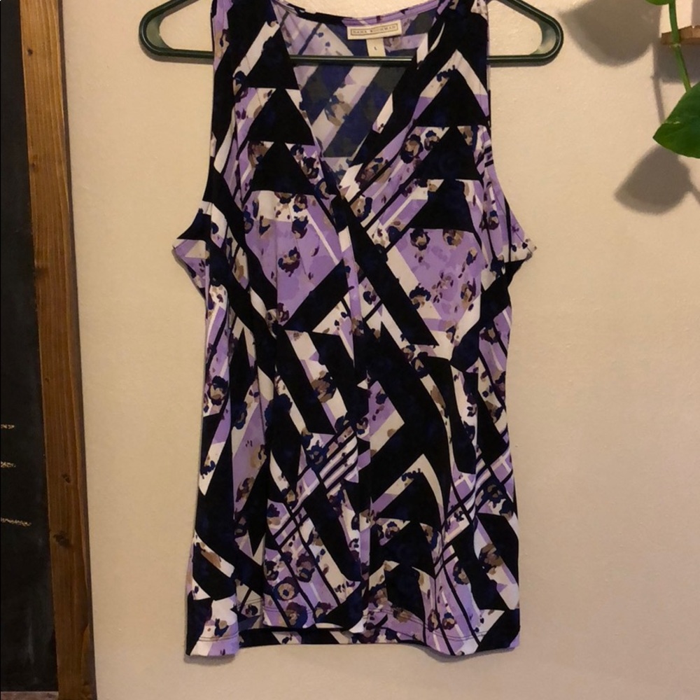 Purple Dana Buchman Top